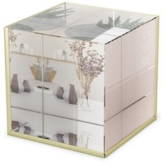 Фоторамка-куб Ice Frame матовая латунь Umbra