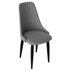 Стул «Франк» (конус) исп. 2 ДП2-30 Черный матовый / Серый Triya