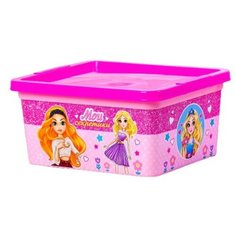 Контейнер для мелочей 51022 "Мои секретики" с крышкой 1,9 л 2891307 Zabiaka