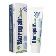 Biorepair Junior Зубная паста со вкусом сладкой мяты для детей от 7 до 14 лет, 75 мл