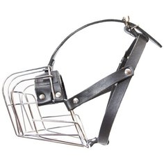 Намордник для собак c укороченной мордой Julius-K9 Middle металл ротвейлер 36 х 9,5 х 9,5 см (1 шт)