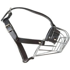 Намордник для собак c укороченной мордой Julius-K9 Middle металл боксер 33,5 х 7,5 х 9 см (1 шт)