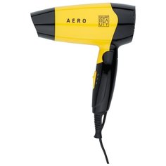 Фен DEWAL BEAUTY Aero Yellow, дорожный, жёлтый, 1400 Вт, 1 насадка DEWAL BEAUTY MR-HD1002-Yellow