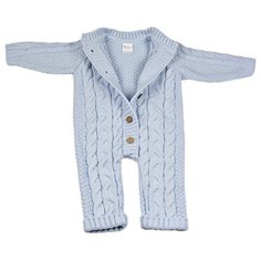 Комбинезон для новорожденных АЙШАХ-KIDS голубой, размер 24 рост 62