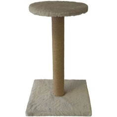 Когтеточка столбик "Джумбо" (дымка мех) Мягкая лапка