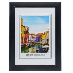 Фоторамка Fotografia 21x29.7 см., FFAL - 9106 алюминий, черный (14) !