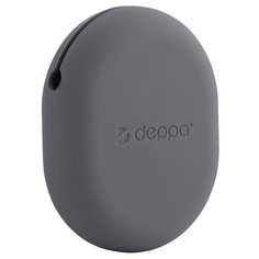 Универсальный силиконовый чехол для наушников, серый Deppa