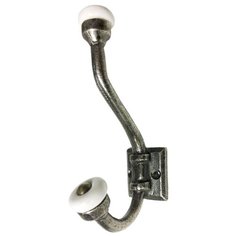 Настенная вешалка на 2 крючка Antic Line, 6х12,5, SEB15920