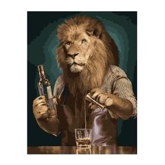 Картина по номерам Paintboy PK11113 "Глава прайда" 40х50 см