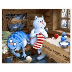 Картина по номерам Paintboy PK11108 "Ноябрь. Первый снег" 40х50 см