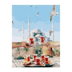 Картина по номерам Paintboy GX38333 "Романтическое чаепитие" 40х50 см