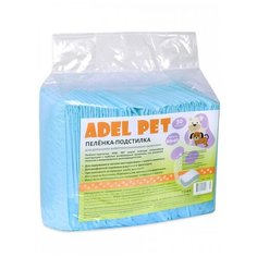 Пеленка-подстилка ADEL PET впитывающая/одноразовая (60*40). (1 уп (30шт).)