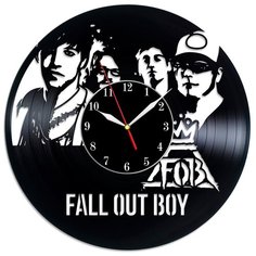 Настенные часы из виниловой пластинки "Fall Out Boy" Vinyl Lab