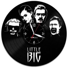 Настенные часы из виниловой пластинки "Little Big" Vinyl Lab