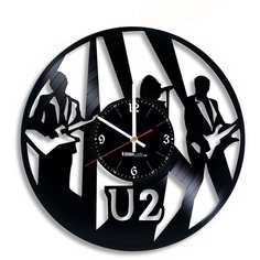 Настенные часы из виниловой пластинки "U2" Vinyl Lab