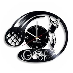 Настенные часы из виниловой пластинки "Гольф" №2 Vinyl Lab
