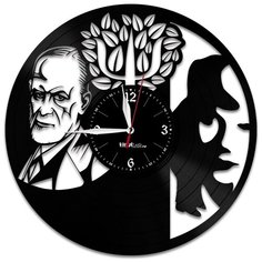 Настенные часы из виниловой пластинки "Психология" Vinyl Lab