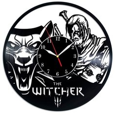 Настенные часы из виниловой пластинки "Ведьмак 3" Vinyl Lab
