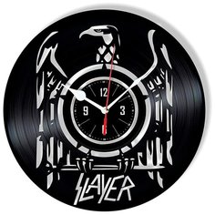 Настенные часы из виниловой пластинки "Slayer" Vinyl Lab