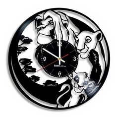 Настенные часы из виниловой пластинки "Король Лев" №4 Vinyl Lab