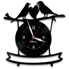 Настенные часы из виниловой пластинки "Любовь" №5 Vinyl Lab