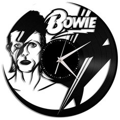 Настенные часы из виниловой пластинки "David Bowie" №2 Vinyl Lab