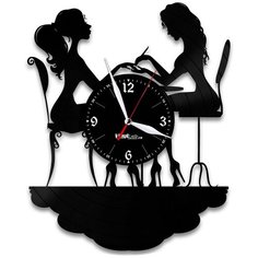 Настенные часы из виниловой пластинки "2 девушки" №2 Vinyl Lab