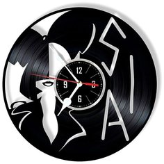Настенные часы из виниловой пластинки "Sia" Vinyl Lab