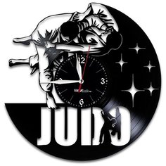 Настенные часы из виниловой пластинки "Дзюдо" Vinyl Lab
