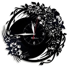 Настенные часы из виниловой пластинки "Декоративные" Vinyl Lab