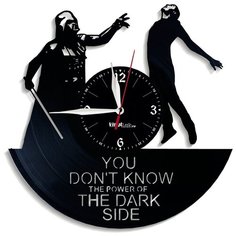 Настенные часы из виниловой пластинки "Звездные Войны" №9 Vinyl Lab