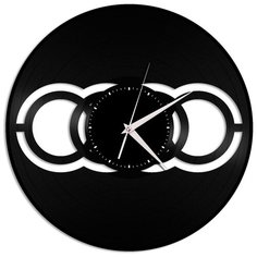 Настенные часы из виниловой пластинки "Audi" №1 Vinyl Lab