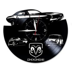 Настенные часы из виниловой пластинки "Dodge" №2 Vinyl Lab