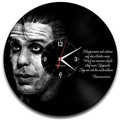 Настенные часы из виниловой пластинки "Тилль Линдеманн" Vinyl Lab