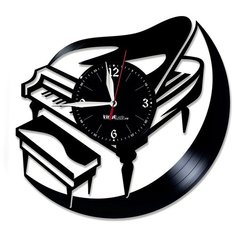 Настенные часы из виниловой пластинки "Рояль" Vinyl Lab