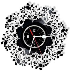 Настенные часы из виниловой пластинки "Декоративные" №4 Vinyl Lab