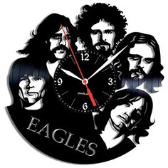 Настенные часы из виниловой пластинки "Eagles" Vinyl Lab