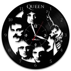 Настенные часы из виниловой пластинки "Queen" №6 Vinyl Lab