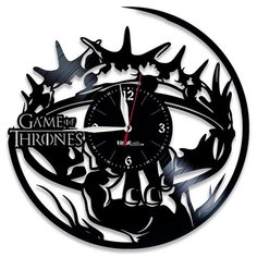 Настенные часы из виниловой пластинки "Игра престолов" №4 Vinyl Lab