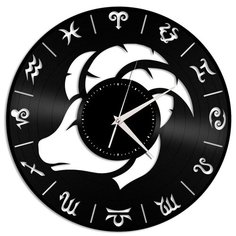 Настенные часы из виниловой пластинки "Овен" Vinyl Lab