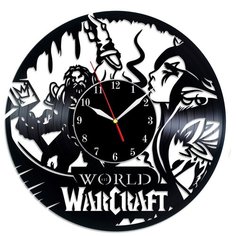 Настенные часы из виниловой пластинки "World of Warcraft" №1 Vinyl Lab