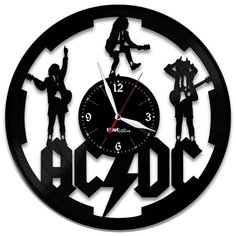 Настенные часы из виниловой пластинки "AC/DC" №5 Vinyl Lab