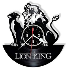 Настенные часы из виниловой пластинки "Король Лев" №3 Vinyl Lab