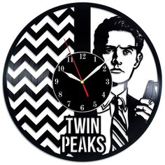 Настенные часы из виниловой пластинки "Twin Peaks" №1 Vinyl Lab