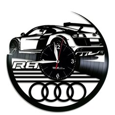 Настенные часы из виниловой пластинки "Audi" №4 Vinyl Lab
