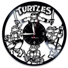 Настенные часы из виниловой пластинки "Turtles" №1 Vinyl Lab