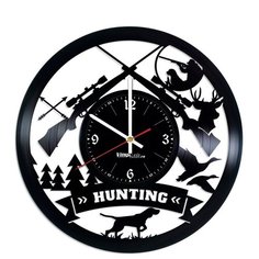 Настенные часы из виниловой пластинки "Охотник" Vinyl Lab