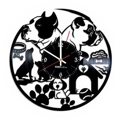 Настенные часы из виниловой пластинки "Dogs" Vinyl Lab