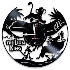 Настенные часы из виниловой пластинки "Король Лев" #2 №2 Vinyl Lab