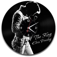 Настенные часы из виниловой пластинки "Элвис Пресли" Vinyl Lab